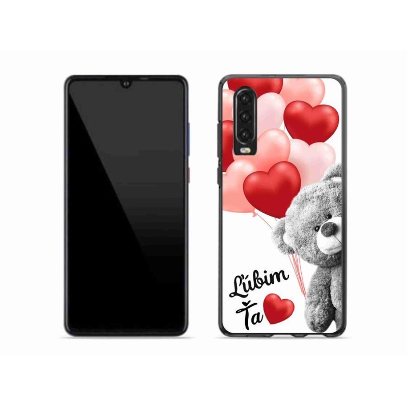 Gelový obal mmCase na mobil Huawei P30 - ľúbim ťa sk