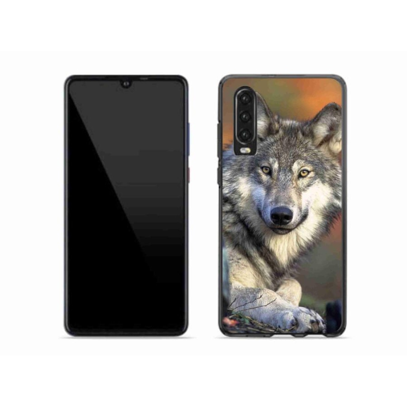 Gelový obal mmCase na mobil Huawei P30 - vlk