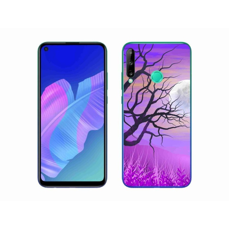 Gelový obal mmCase na mobil Huawei P40 Lite E - kreslený opadaný strom