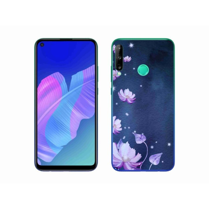 Gelový obal mmCase na mobil Huawei P40 Lite E - padající květy