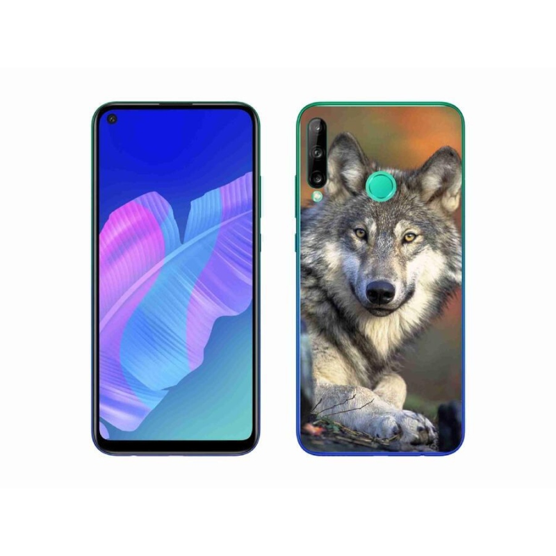 Gelový obal mmCase na mobil Huawei P40 Lite E - vlk