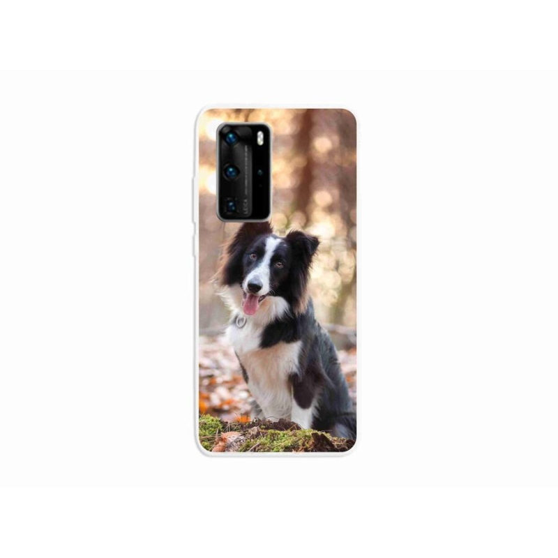 Gelový obal mmCase na mobil Huawei P40 Pro - border kolie 1