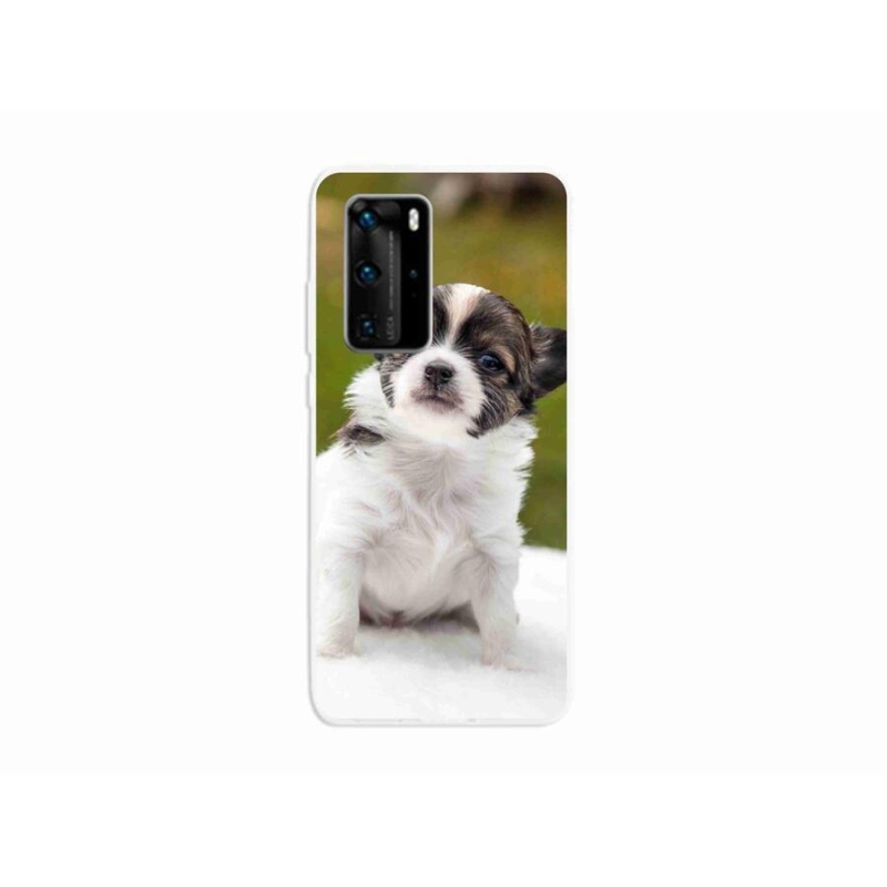Gelový obal mmCase na mobil Huawei P40 Pro - čivava 4