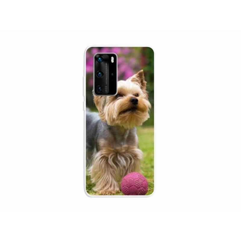 Gelový obal mmCase na mobil Huawei P40 Pro - jorkšír 4