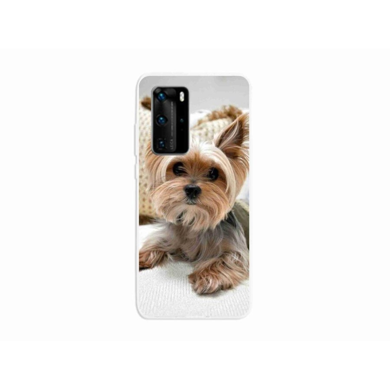 Gelový obal mmCase na mobil Huawei P40 Pro - jorkšír 5