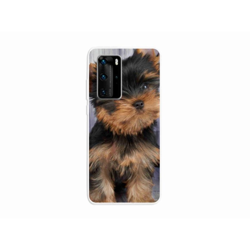 Gelový obal mmCase na mobil Huawei P40 Pro - jorkšír 9