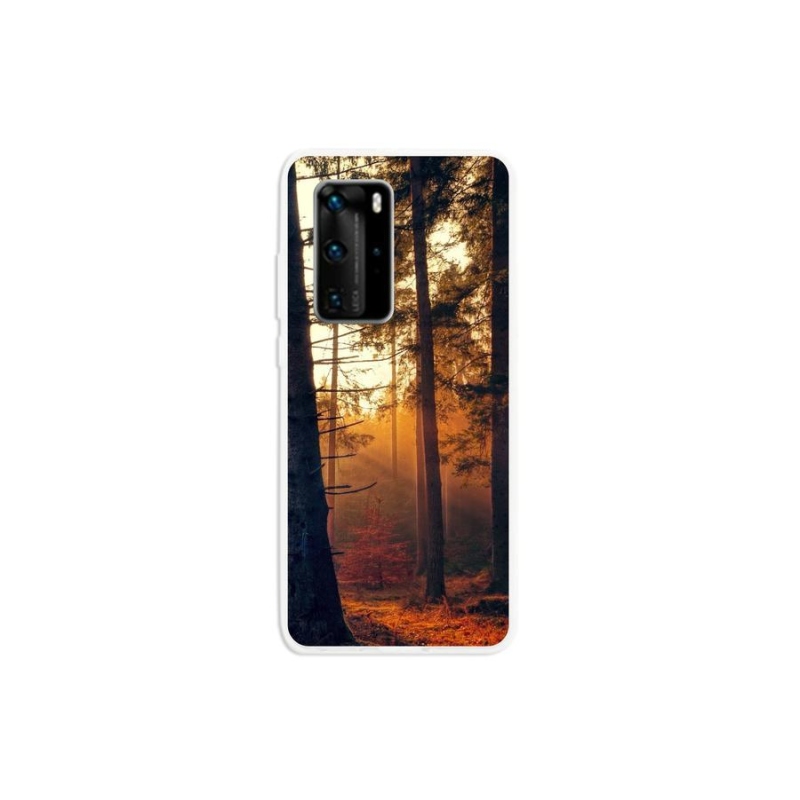 Gelový obal mmCase na mobil Huawei P40 Pro - les
