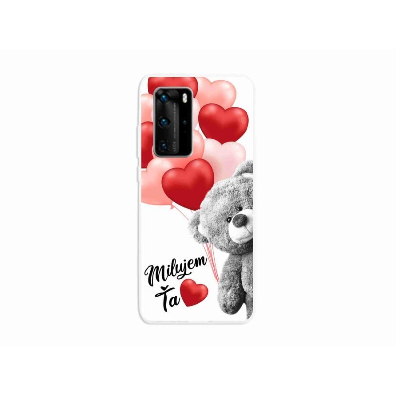 Gelový obal mmCase na mobil Huawei P40 Pro - milujem Ťa sk