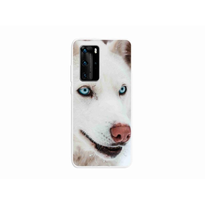 Gelový obal mmCase na mobil Huawei P40 Pro - psí pohled