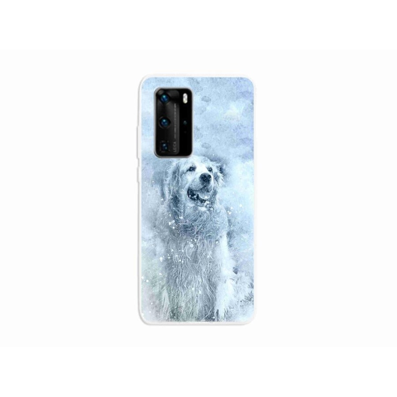 Gelový obal mmCase na mobil Huawei P40 Pro - retrívr