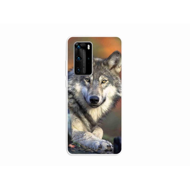 Gelový obal mmCase na mobil Huawei P40 Pro - vlk