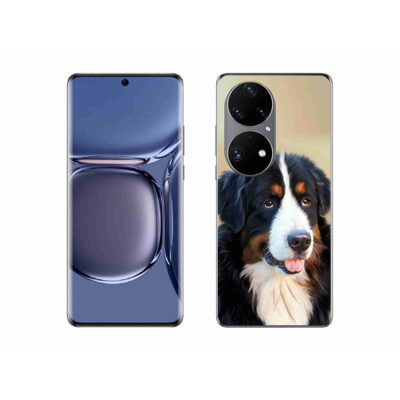 Gelový obal mmCase na mobil Huawei P50 Pro - bernský salašnický pes