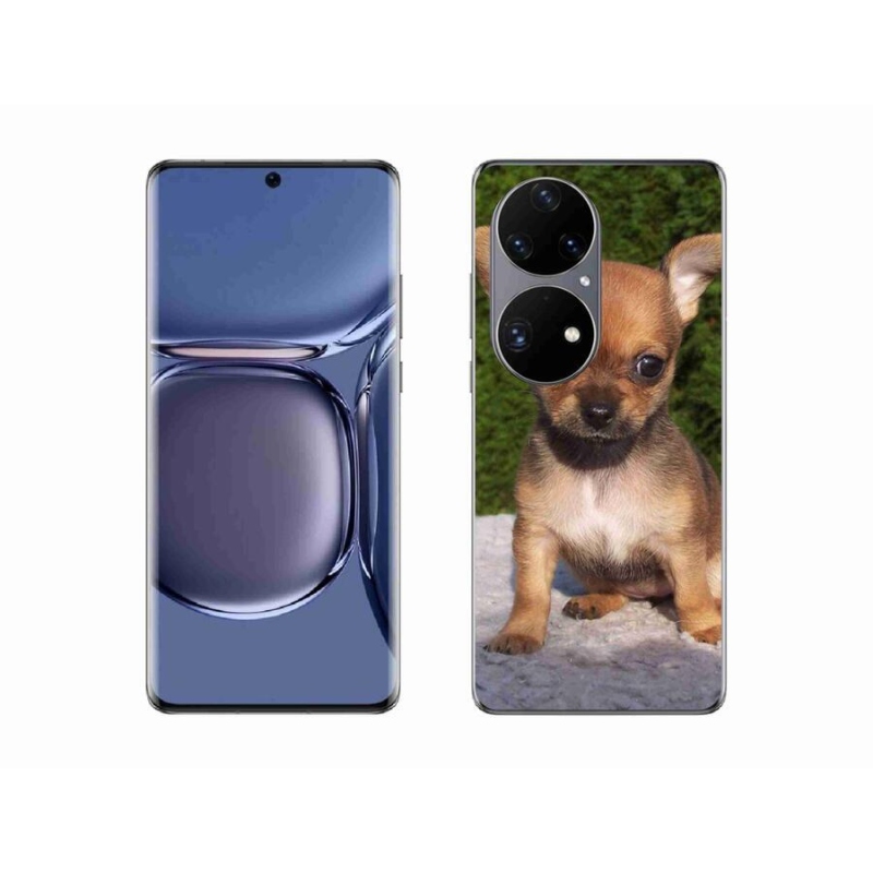 Gelový obal mmCase na mobil Huawei P50 Pro - čivava 3