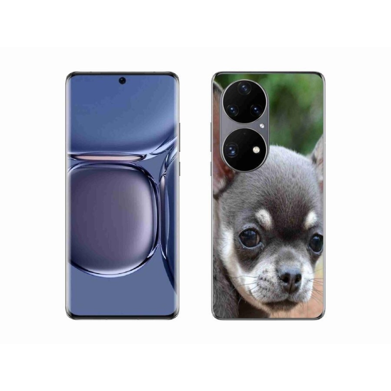 Gelový obal mmCase na mobil Huawei P50 Pro - čivava