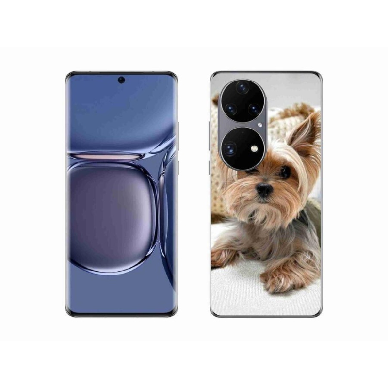 Gelový obal mmCase na mobil Huawei P50 Pro - jorkšír 5