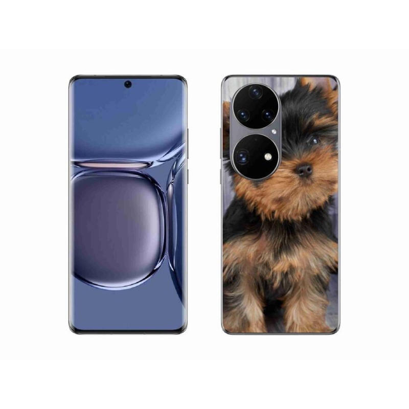 Gelový obal mmCase na mobil Huawei P50 Pro - jorkšír 9