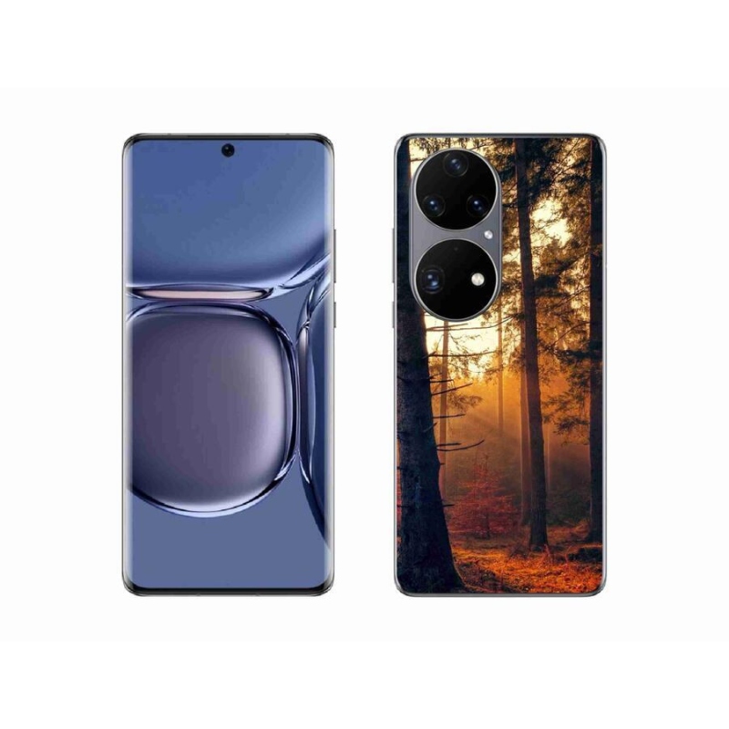 Gelový obal mmCase na mobil Huawei P50 Pro - les