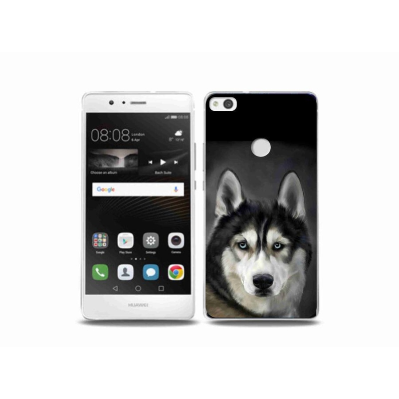 Gelový obal mmCase na mobil Huawei P9 Lite (2017) - husky