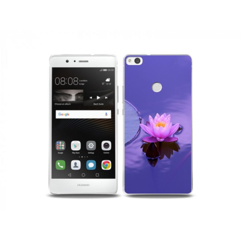 Gelový obal mmCase na mobil Huawei P9 Lite (2017) - květ na hladině