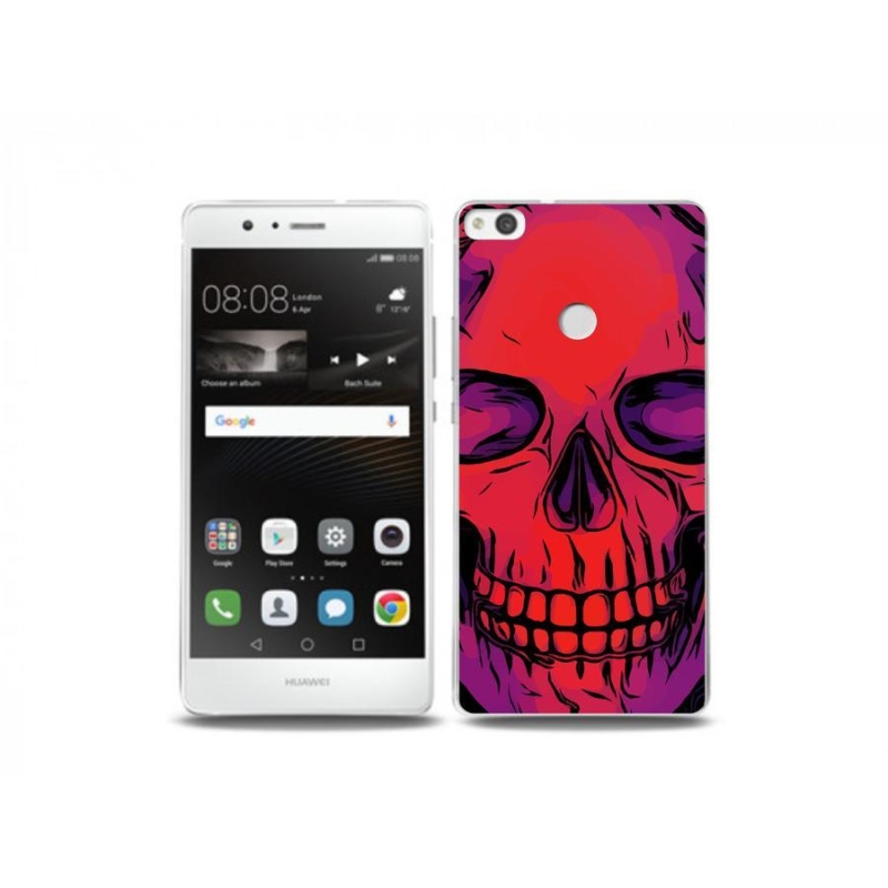 Gelový obal mmCase na mobil Huawei P9 Lite (2017) - lebka