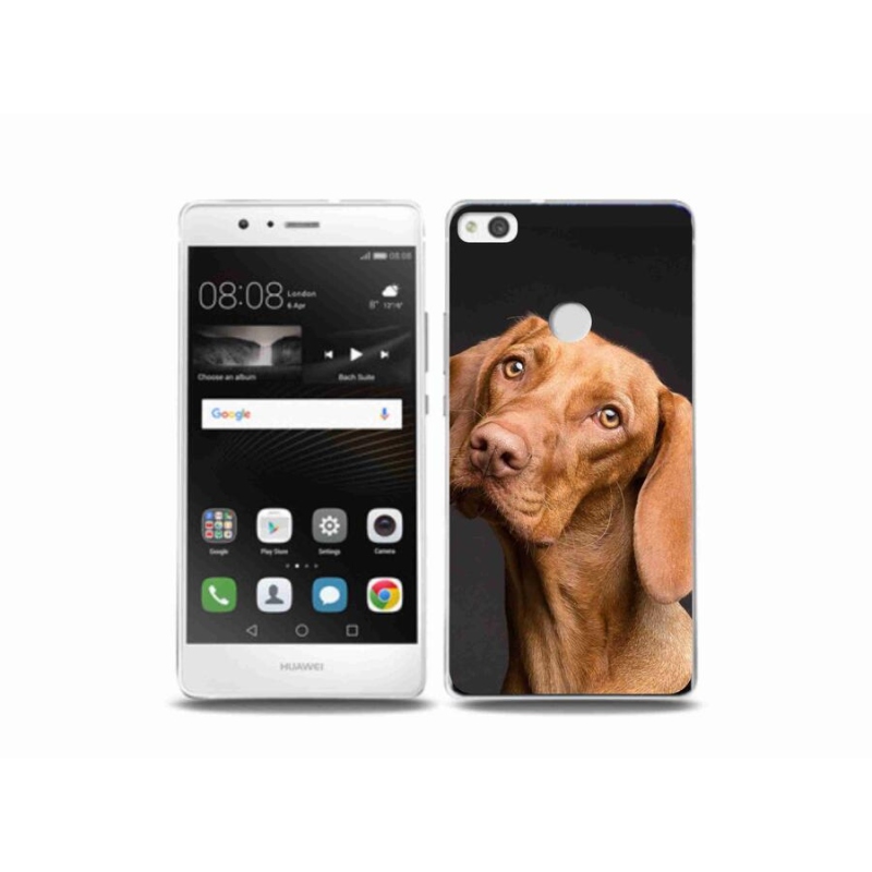 Gelový obal mmCase na mobil Huawei P9 Lite (2017) - maďarský ohař