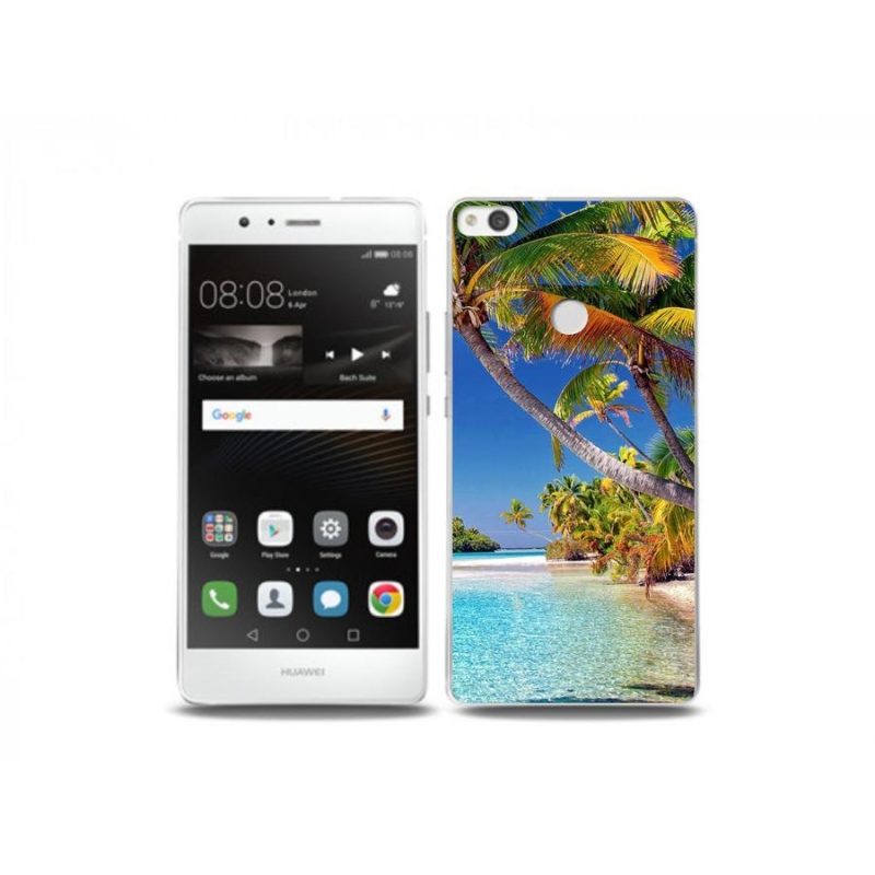 Gelový obal mmCase na mobil Huawei P9 Lite (2017) - mořská pláž