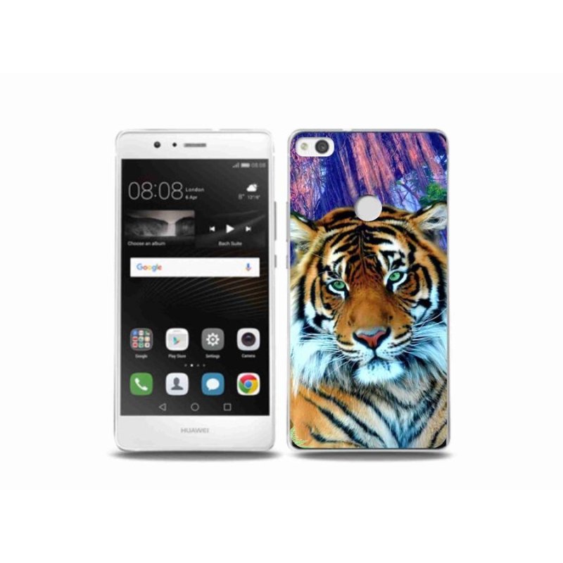 Gelový obal mmCase na mobil Huawei P9 Lite (2017) - tygr