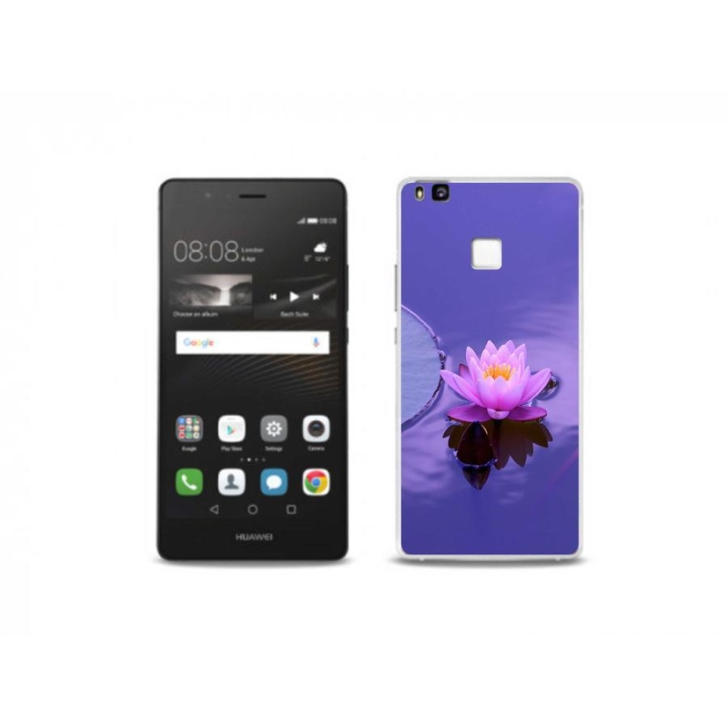 Gelový obal mmCase na mobil Huawei P9 Lite - květ na hladině