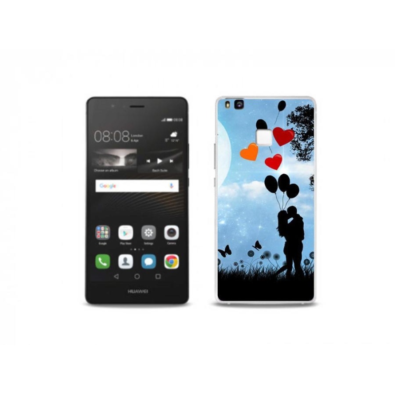 Gelový obal mmCase na mobil Huawei P9 Lite - zamilovaný pár