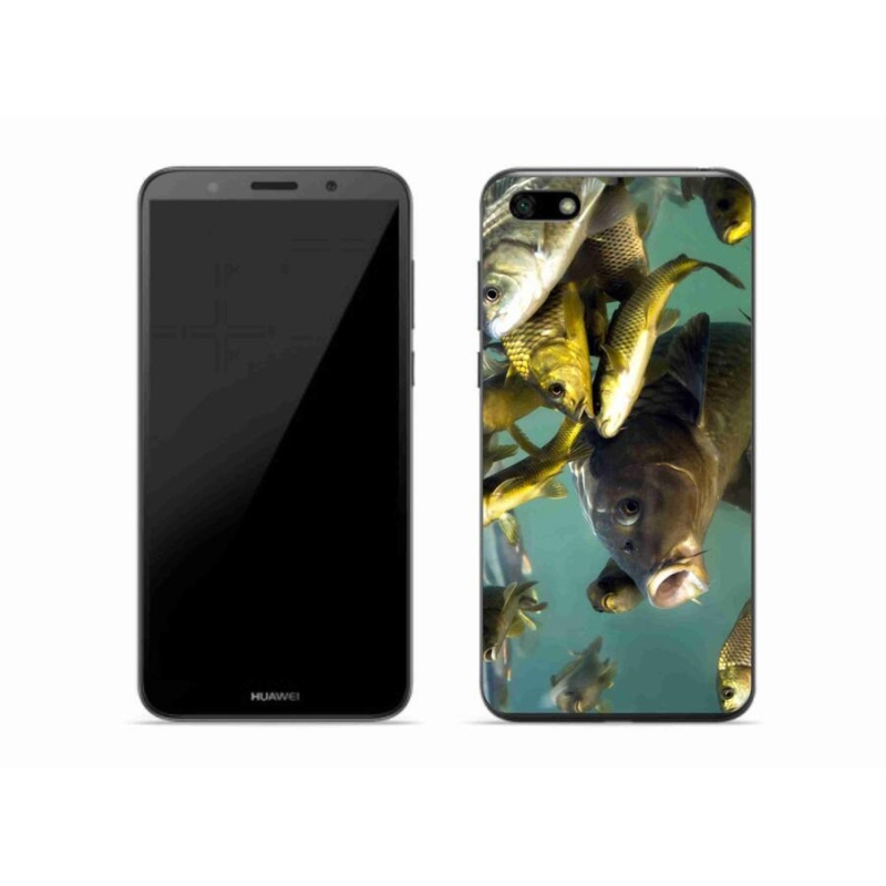 Gelový obal mmCase na mobil Huawei Y5 (2018) - hejno ryb