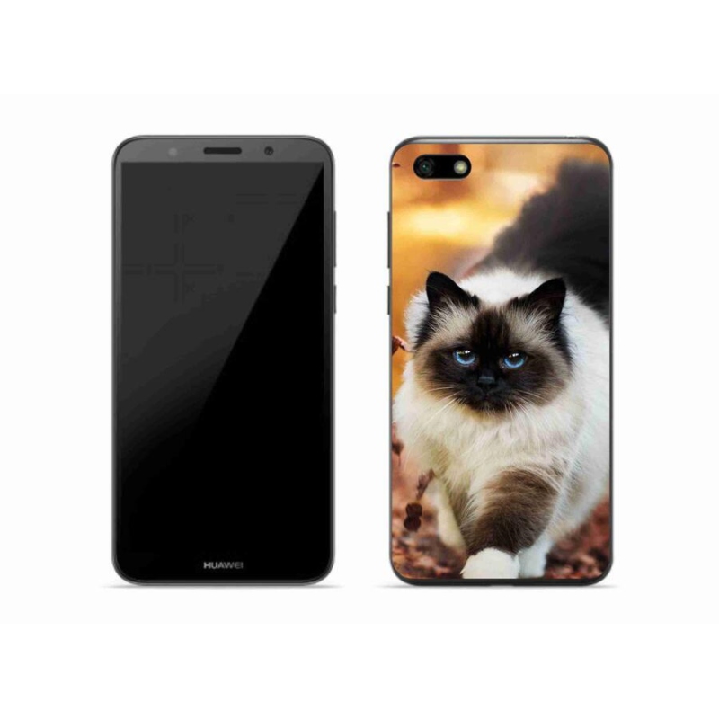 Gelový obal mmCase na mobil Huawei Y5 (2018) - kočka 1