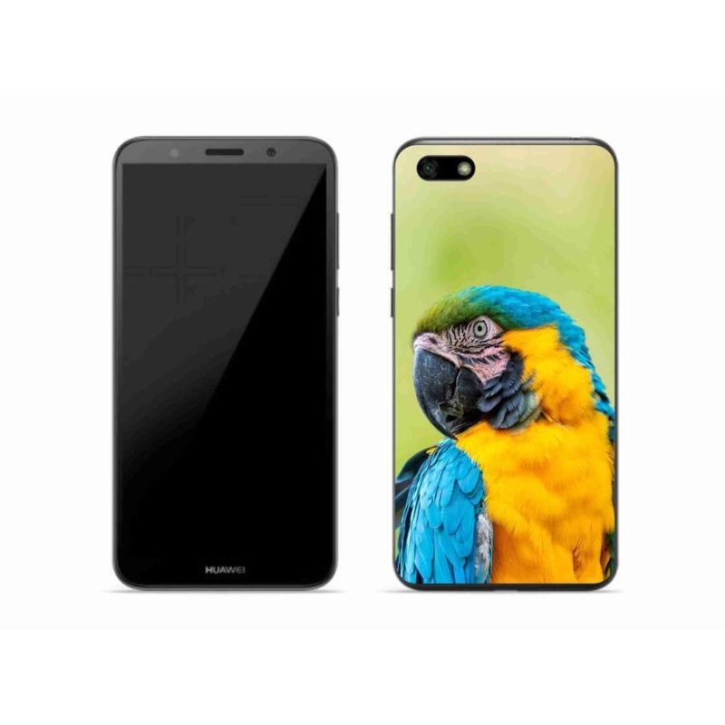 Gelový obal mmCase na mobil Huawei Y5 (2018) - papoušek ara 2