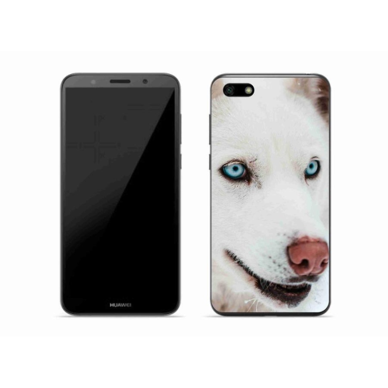 Gelový obal mmCase na mobil Huawei Y5 (2018) - psí pohled