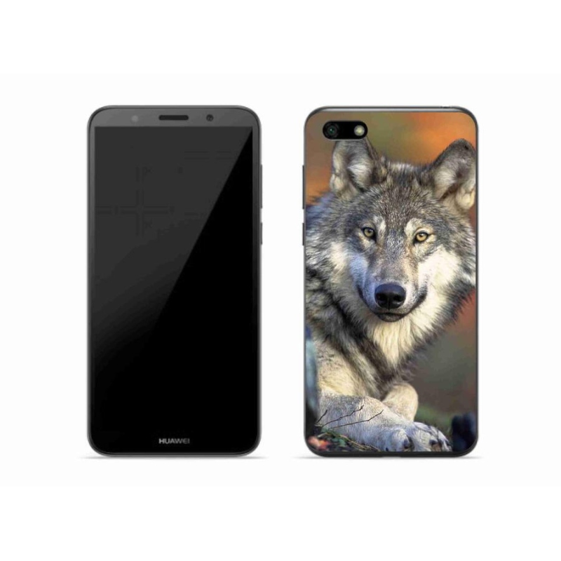 Gelový obal mmCase na mobil Huawei Y5 (2018) - vlk