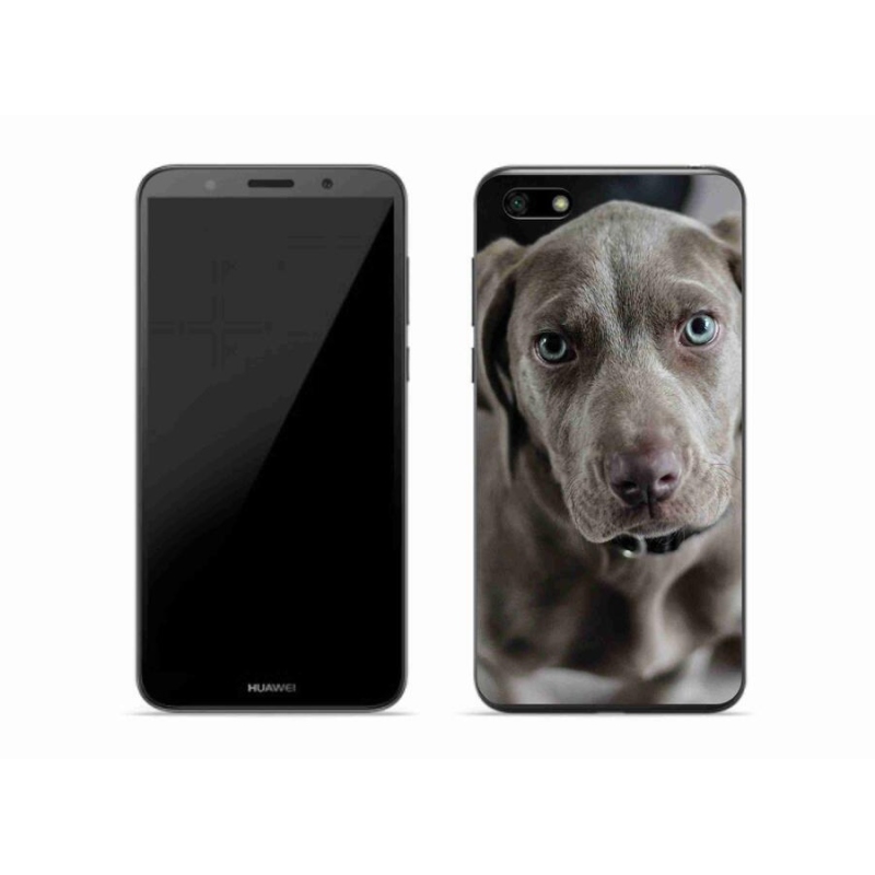 Gelový obal mmCase na mobil Huawei Y5 (2018) - výmarský ohař