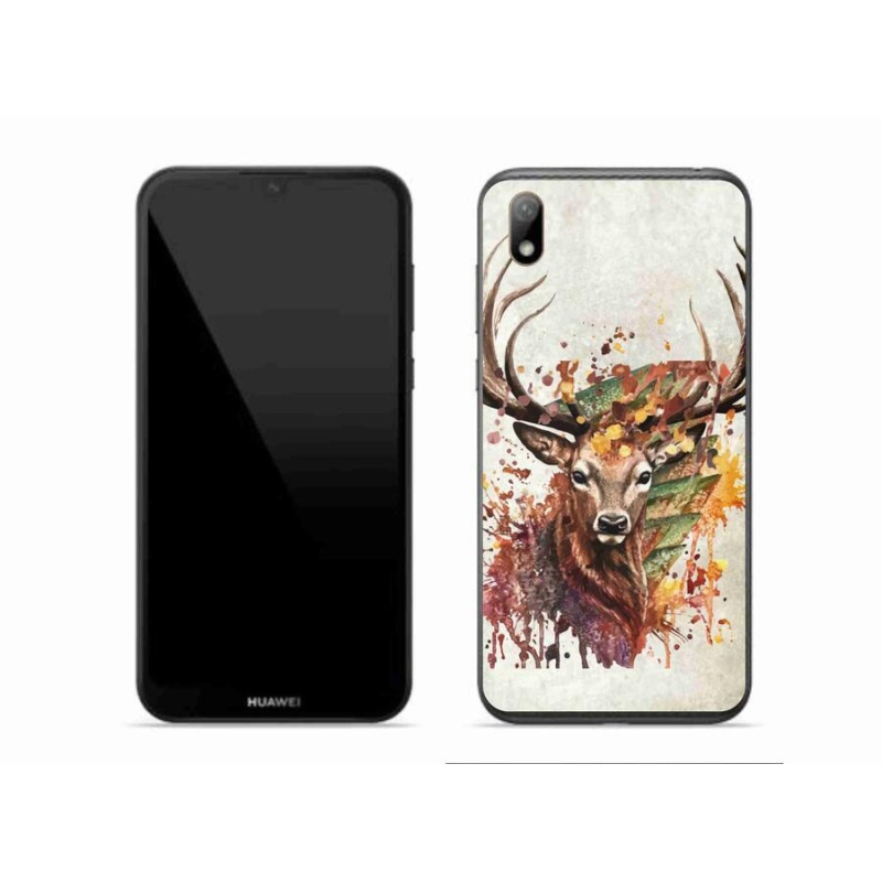 Gelový obal mmCase na mobil Huawei Y5 (2019) - jelen 1