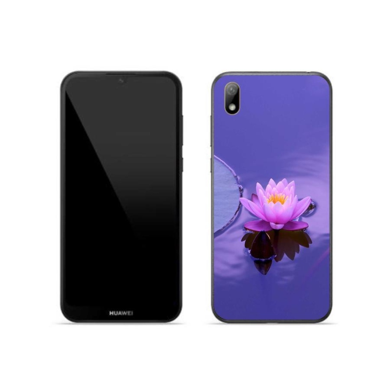 Gelový obal mmCase na mobil Huawei Y5 (2019) - květ na hladině