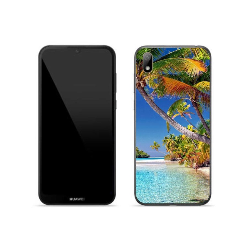 Gelový obal mmCase na mobil Huawei Y5 (2019) - mořská pláž