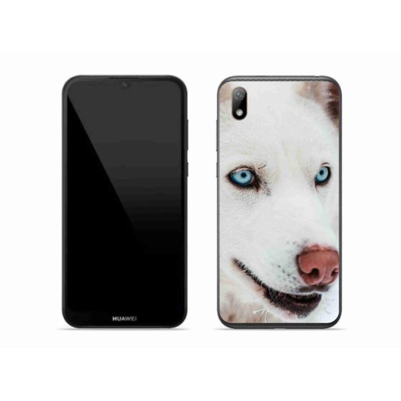 Gelový obal mmCase na mobil Huawei Y5 (2019) - psí pohled