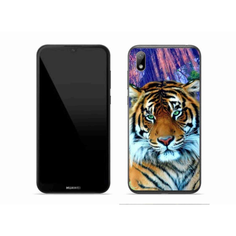 Gelový obal mmCase na mobil Huawei Y5 (2019) - tygr