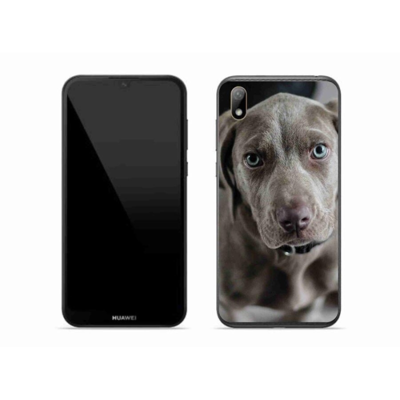 Gelový obal mmCase na mobil Huawei Y5 (2019) - výmarský ohař