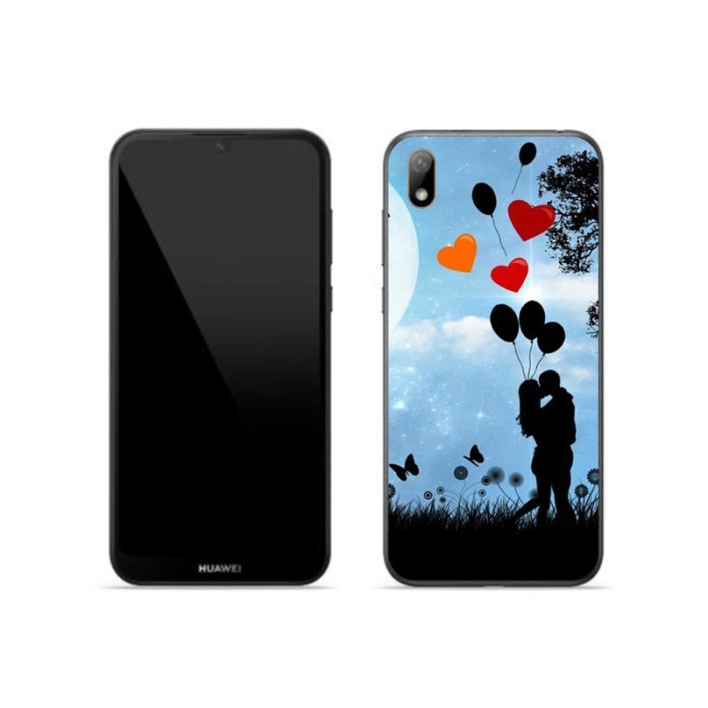 Gelový obal mmCase na mobil Huawei Y5 (2019) - zamilovaný pár