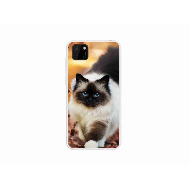 Gelový obal mmCase na mobil Huawei Y5p - kočka 1