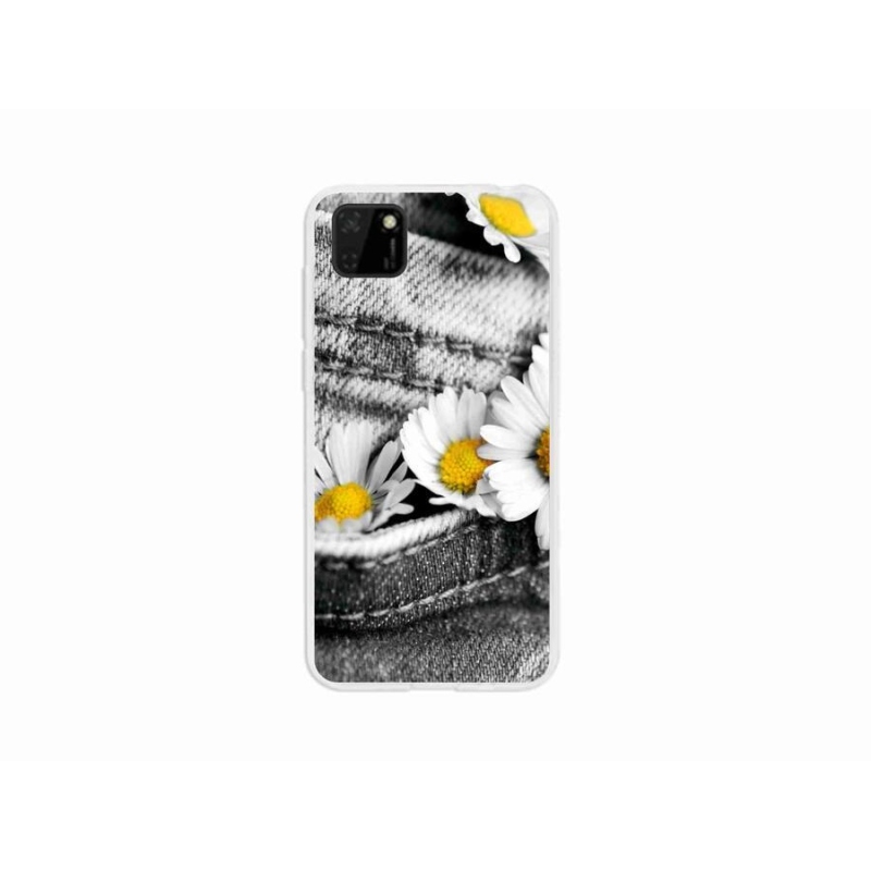 Gelový obal mmCase na mobil Huawei Y5p - kopretiny
