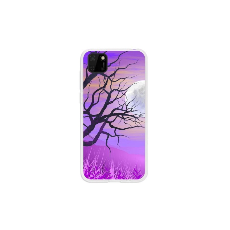 Gelový obal mmCase na mobil Huawei Y5p - kreslený opadaný strom