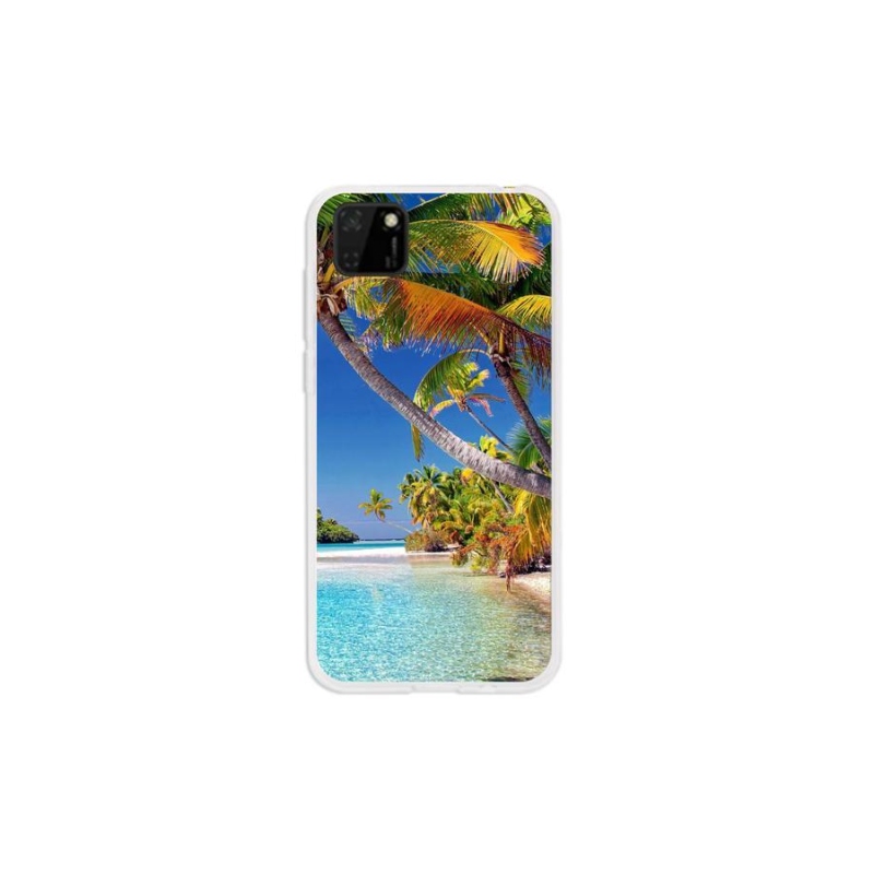 Gelový obal mmCase na mobil Huawei Y5p - mořská pláž