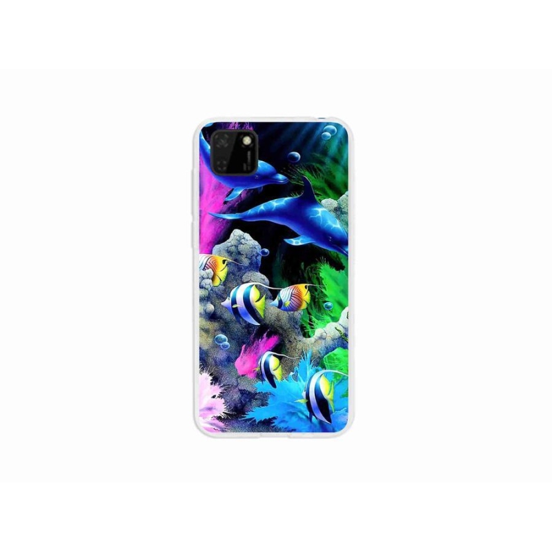 Gelový obal mmCase na mobil Huawei Y5p - mořský svět