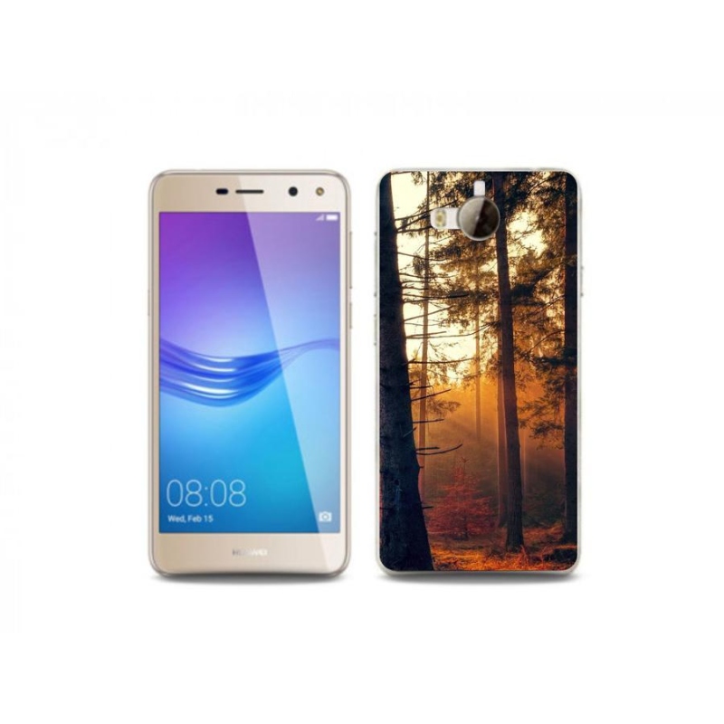 Gelový obal mmCase na mobil Huawei Y6 (2017) - les