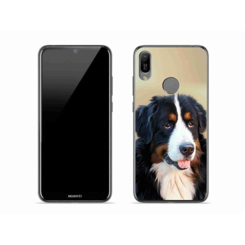Gelový obal mmCase na mobil Huawei Y6 (2019) - bernský salašnický pes