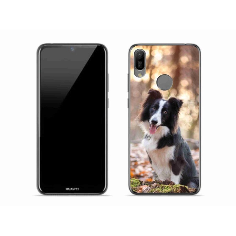Gelový obal mmCase na mobil Huawei Y6 (2019) - border kolie 1